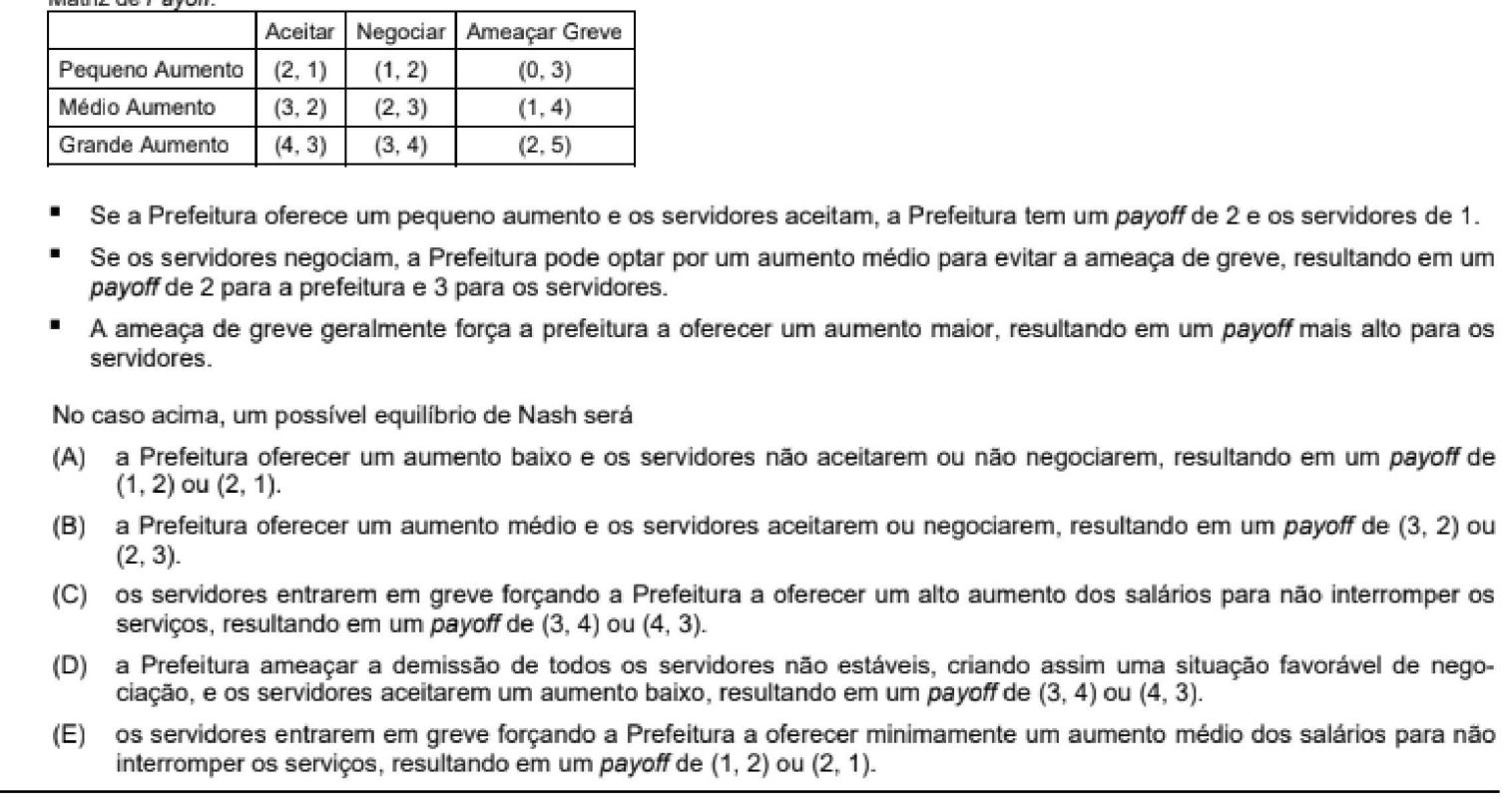 Figura da questão de Gestão de Projetos