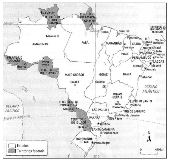 Figura da questão de Geografia