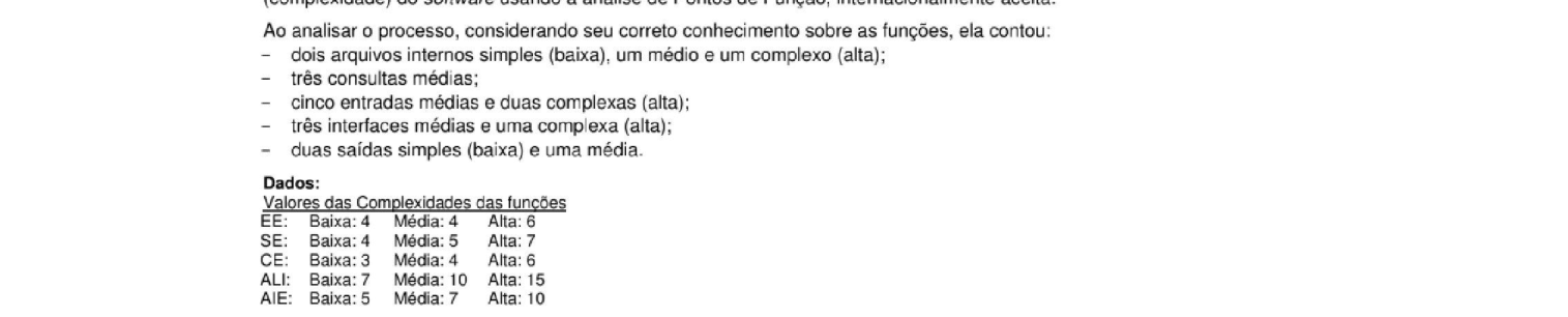 Figura da questão de Desenvolvimento de Sistemas