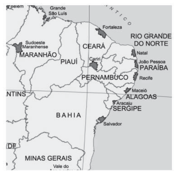 Figura da questão de Geografia