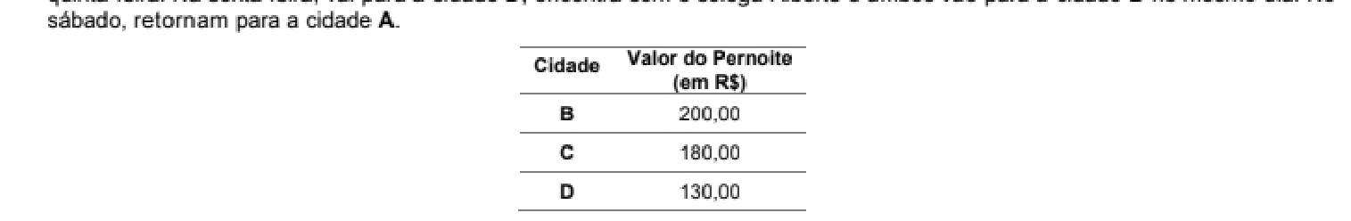 Figura da questão de Matemática e Raciocínio Lógico