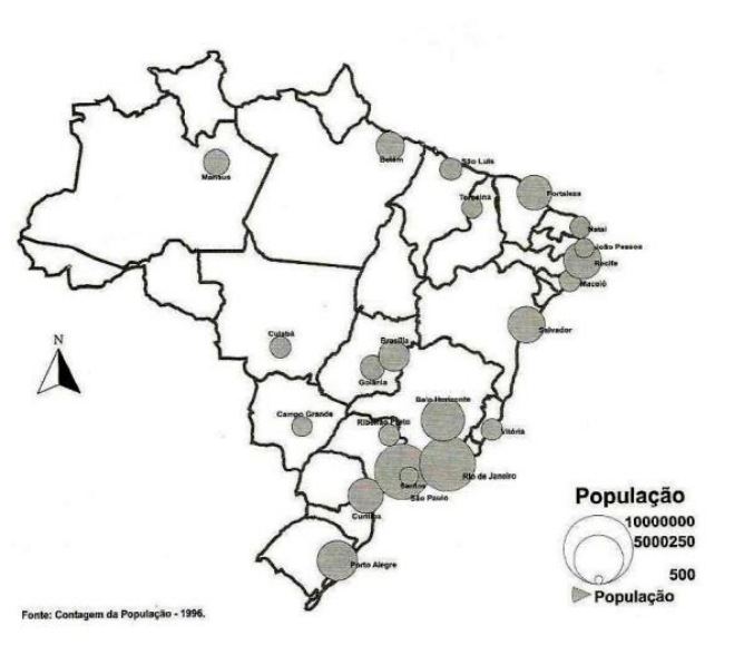 Figura da questão de Geografia