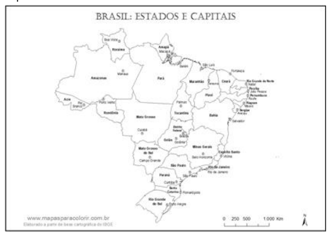 Figura da questão de Geografia