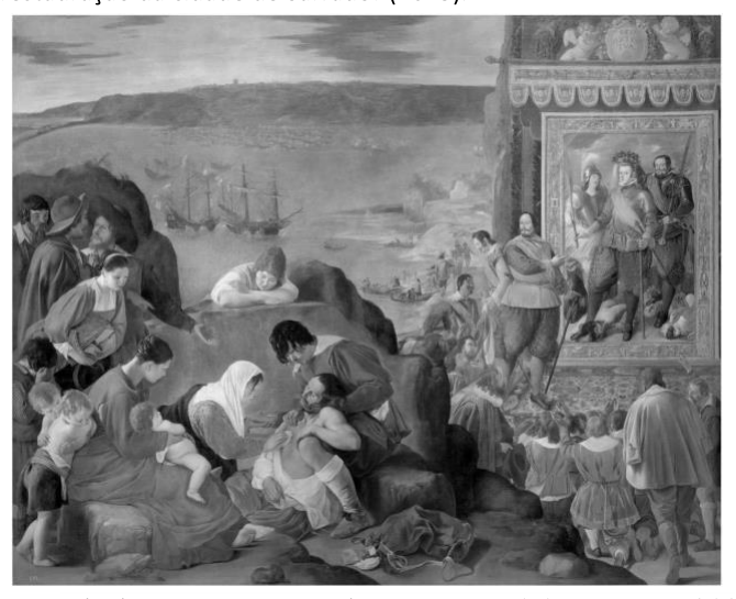 Figura da questão de História