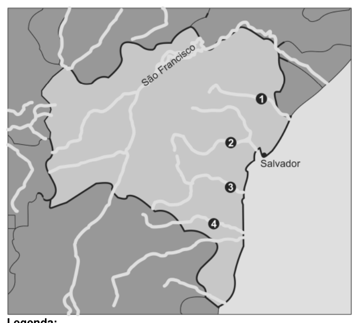 Figura da questão de Geografia do Brasil
