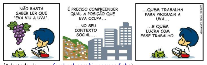 Figura da questão de Pedagogia