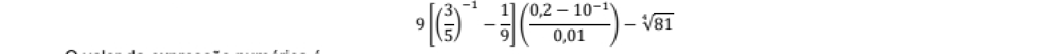 Figura da questão de Matemática e Raciocínio Lógico