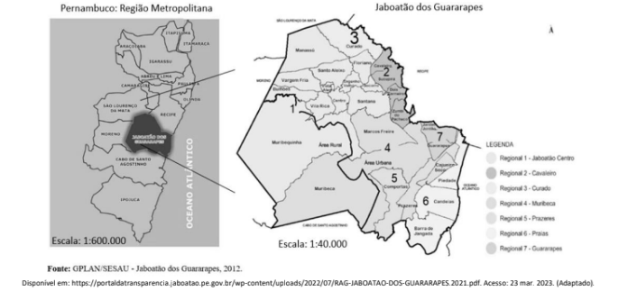 Figura da questão de Geografia