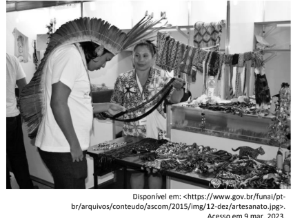 Figura da questão de Ciências Humanas e Sociais