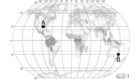 Figura da questão de Geografia