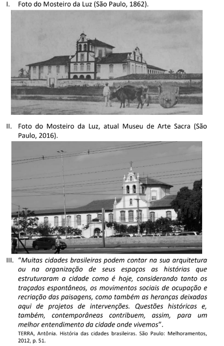 Figura da questão de História