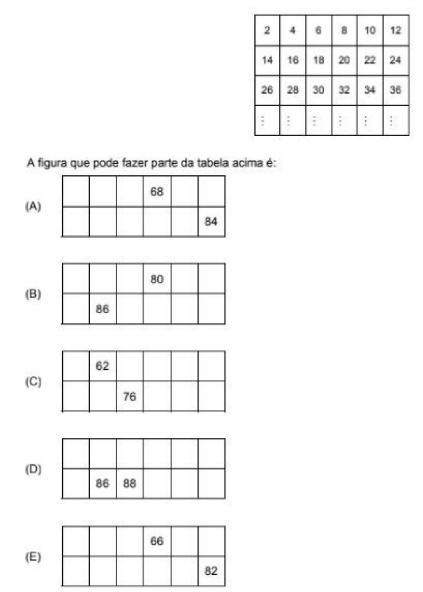 Figura da questão de Raciocínio Lógico