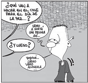 Figura da questão de Língua Espanhola