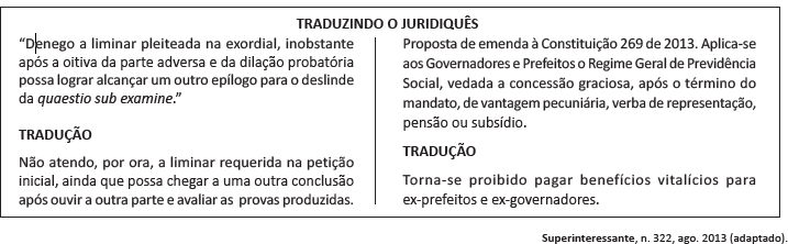 Figura da questão de Língua Portuguesa