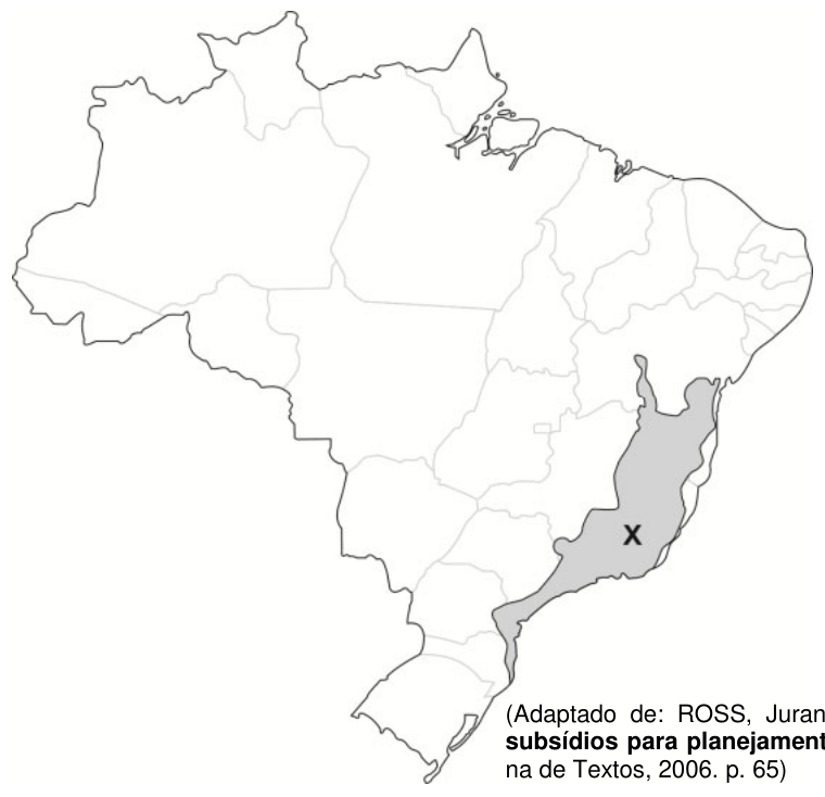 Figura da questão de Geografia