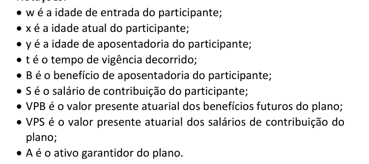 Figura da questão de Ciências Atuariais